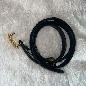 Gucci | Accessories | Gucci Black And Gold Belt With Ornate  display picture 1